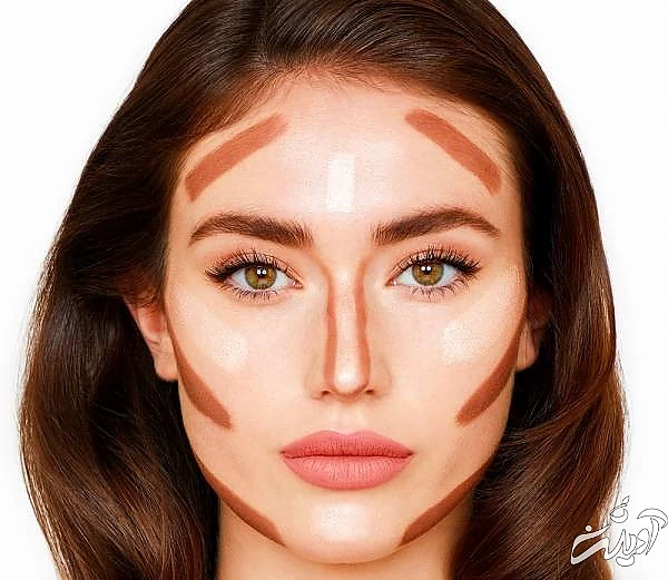 روش صحیح آرایش صورت کانتور صورت